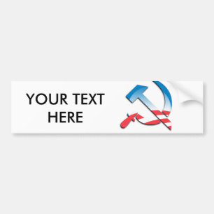 Adesivo Para Carro Símbolo do comunista de Obama