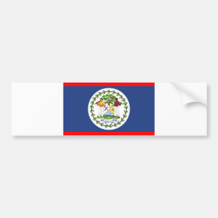 Adesivo Para Carro Símbolo do país de bandeira Belize