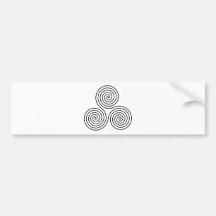 Adesivo Para Carro Símbolo espiral triplo