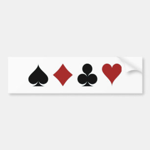 Adesivo Para Carro Símbolos Poker