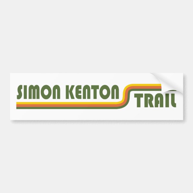 Adesivo Para Carro Simon Kenton Trail Ohio (Frente)