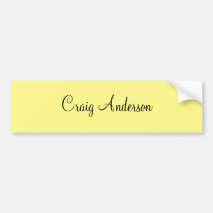 Adesivo Para Carro Simples profissional Amarelo claro elegante modern