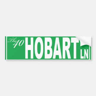 Adesivo Para Carro Sinal de 40 Hobart Ln personalizado!