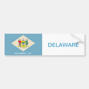 Adesivo Para Carro Sinal de Delaware