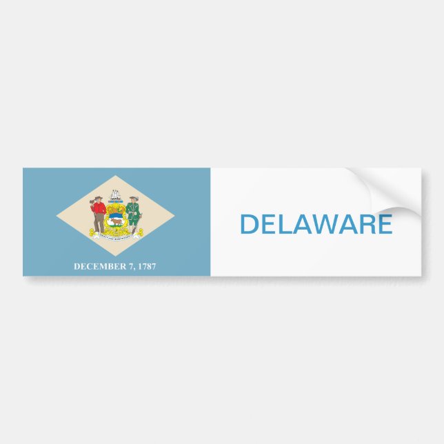 Adesivo Para Carro sinal de Delaware (Frente)