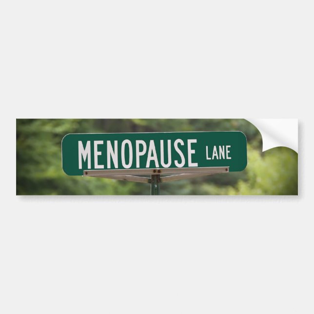 Adesivo Para Carro Sinal de Menopause Lane para um bom Pára-choque de (Frente)