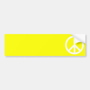 Adesivo Para Carro Sinal de paz branco