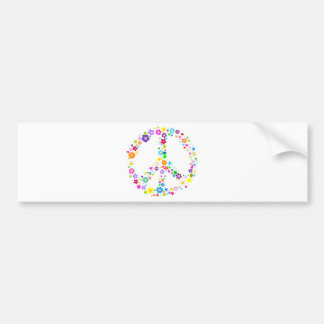 Adesivo Para Carro Sinal de paz das Flores
