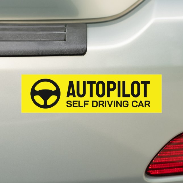 Adesivo Para Carro Sinal de piloto automático de carro (No carro)