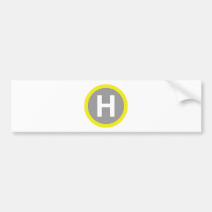 Adesivo Para Carro Sinal do heliporto