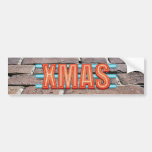 Adesivo Para Carro Sinal XMAS