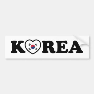 Adesivo Para Carro Sinalizador Coração de Amor da Coreia