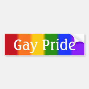 Adesivo Para Carro Sinalizador de Orgulho gay de Falha Versão 2 (Text