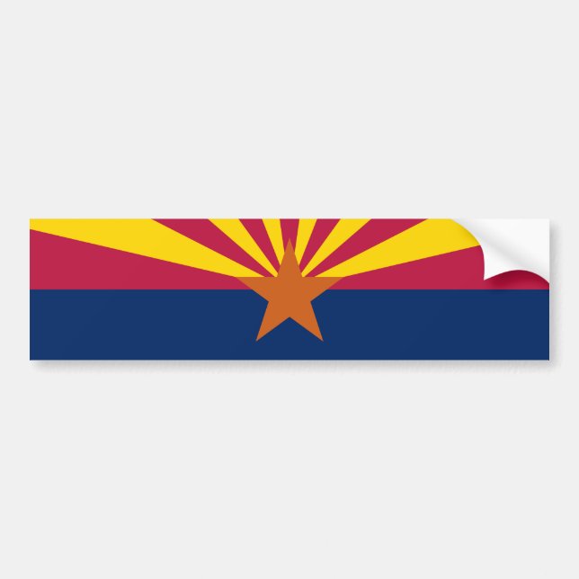 Adesivo Para Carro Sinalizador do Estado da arizona (Frente)