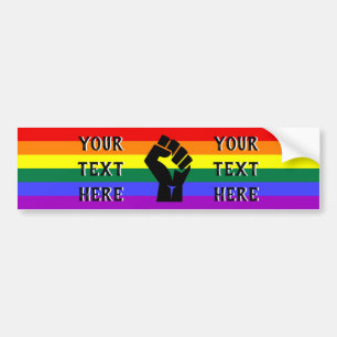 Adesivo Para Carro Sinalizador do Orgulho LGBTQ para Igualdade Gay LG
