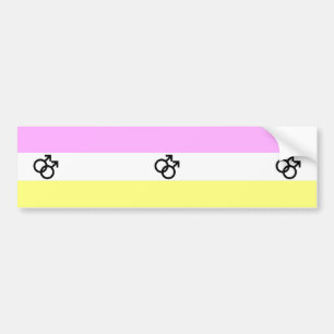 Adesivo Para Carro Sinalizador do Orgulho Twink