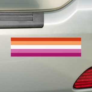 Adesivo Para Carro Sinalizador LGBTQ do Orgulho Lésbico