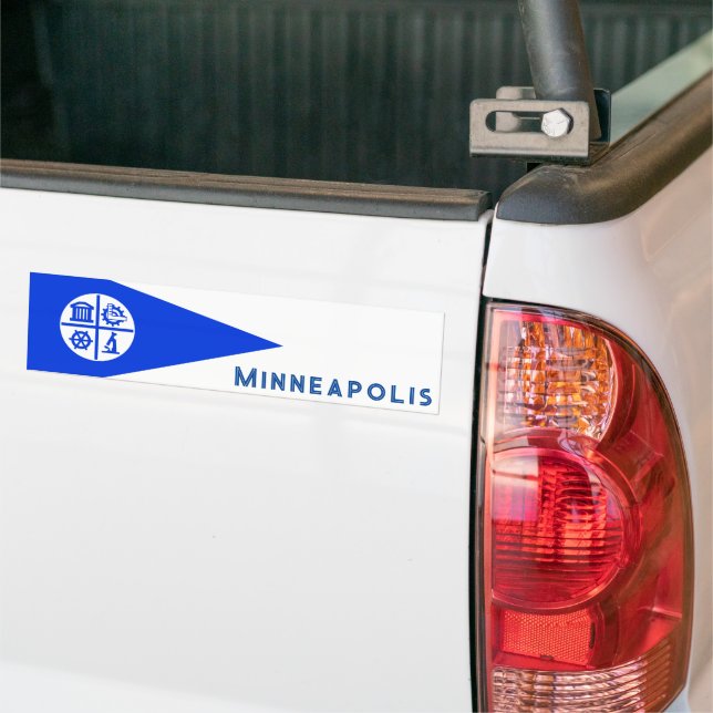Adesivo Para Carro Sinalizador Minneapolis (No caminhão)