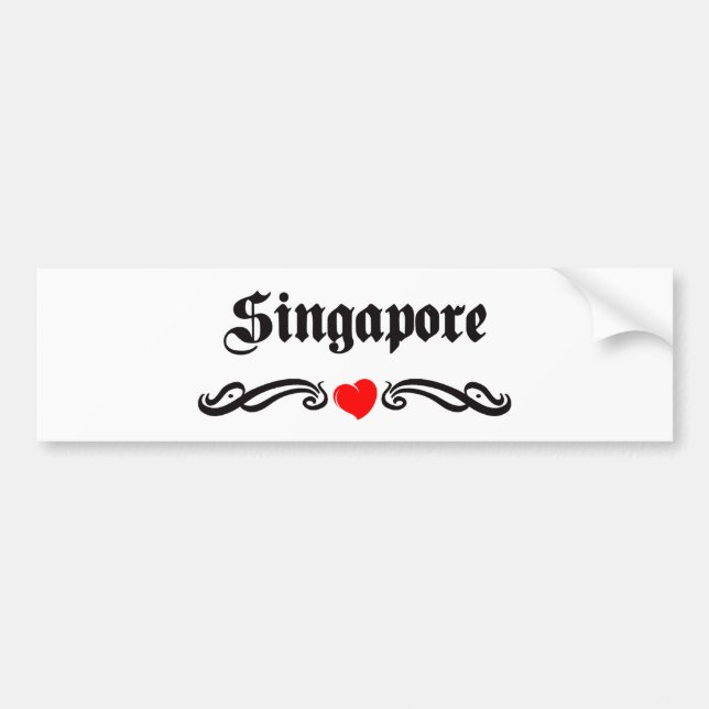 Adesivo Para Carro Singapura (Frente)