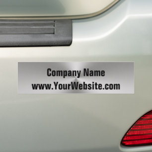 Adesivo Para Carro Site do Business Silver and Black Company Name