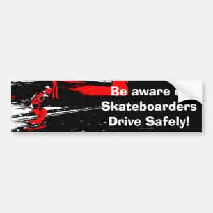Adesivo Para Carro Skater - Skateboarder