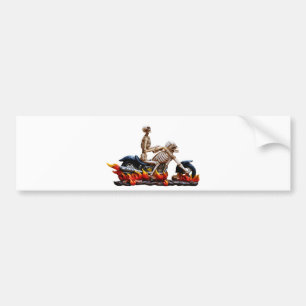 Adesivo Para Carro Skeleton Rider