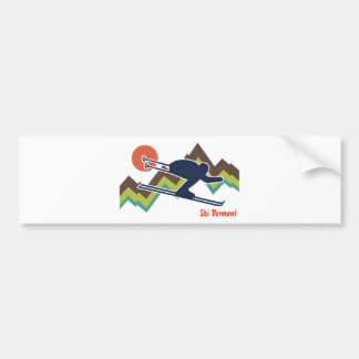 Adesivo Para Carro Ski Vermont