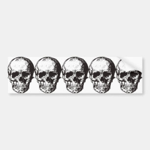 Adesivo Para Carro Skull Fantasy Art Rock Punk Heavy Metal