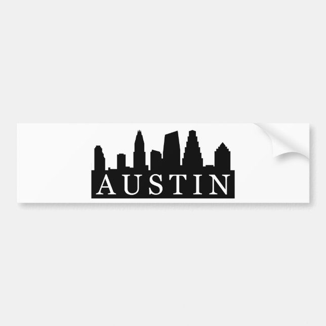 Adesivo Para Carro Skyline de Austin (Frente)