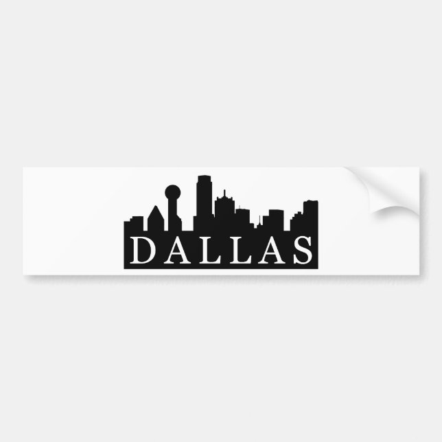 Adesivo Para Carro Skyline de Dallas (Frente)