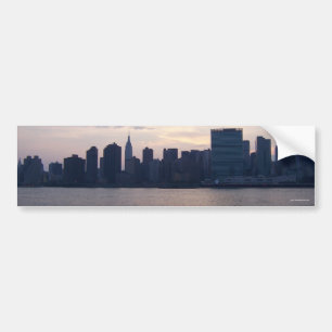 Adesivo Para Carro Skyline de NYC - autocolante no vidro traseiro