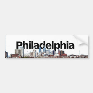 Adesivo Para Carro Skyline de Philadelphfia com Philadelphfia no céu