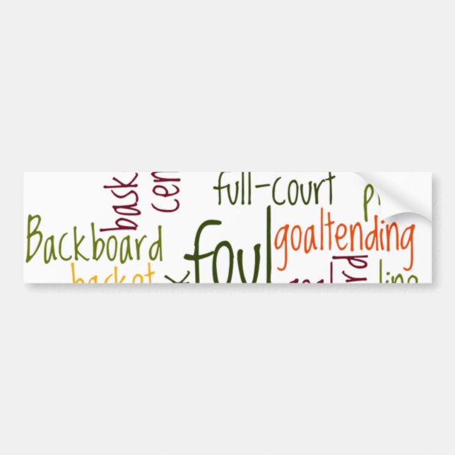 Adesivo Para Carro Slam Dunk Dreams: Basquete - Jogo dos Campeões (Frente)