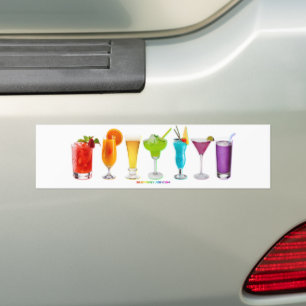 Adesivo Para Carro SlipperyJoe's artístico Cheers bebe álcool gay g