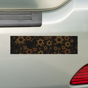 Adesivo Para Carro SlipperyJoe's Estrela de David temática de Hanukka