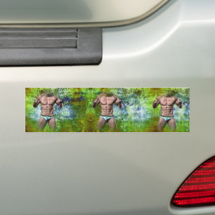 Adesivo Para Carro SlipperyJoe's homem adulto altamente musculoso sem