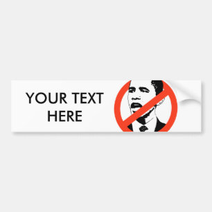 ADESIVO PARA CARRO SLOGAN PERSONALIZADOS DE OBAMA