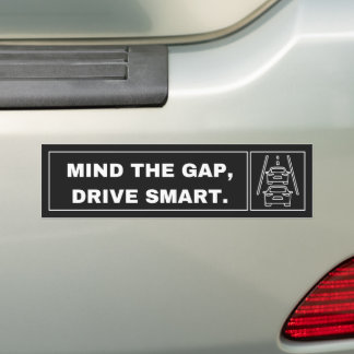 Adesivo Para Carro Smart White Clean Drive Safe Bumper Sticker