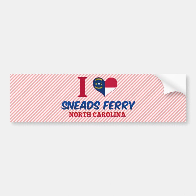 Adesivo Para Carro Sneads Ferry, Carolina do Norte (Frente)
