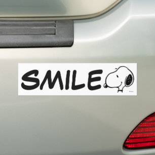Adesivo Para Carro Snoopy Smile Giggle Laugh