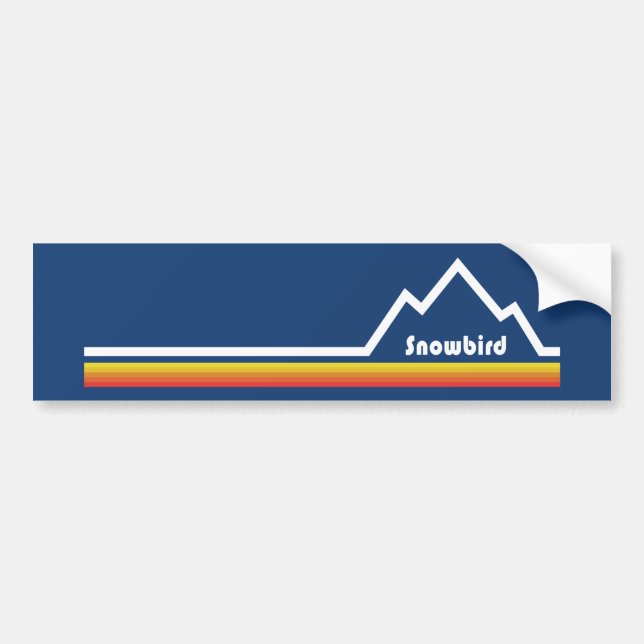 Adesivo Para Carro Snowbird, Utah (Frente)