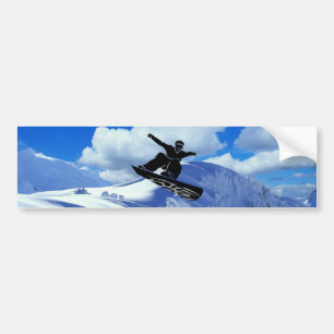 Adesivo Para Carro snowboarder