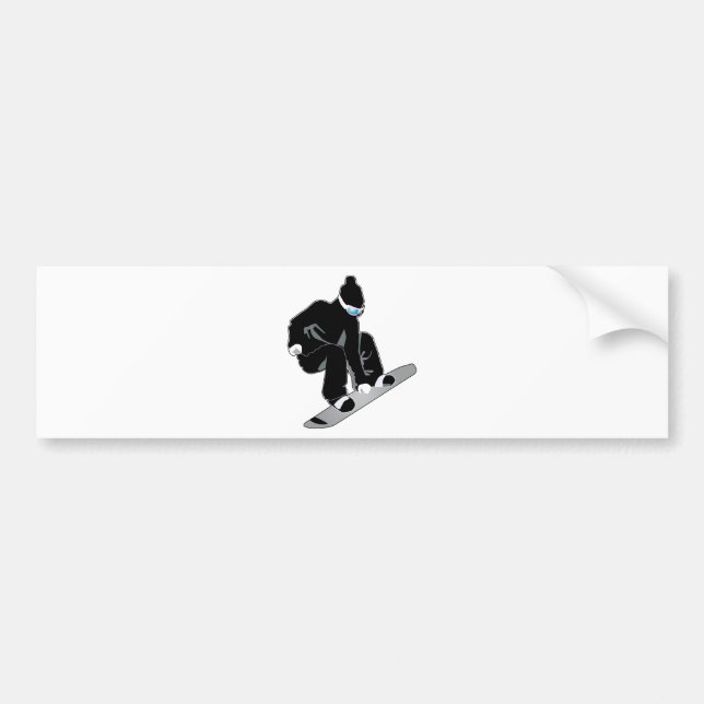 Adesivo Para Carro Snowboarding (Frente)