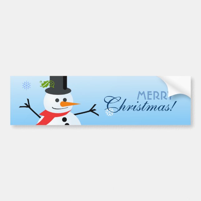 Adesivo Para Carro Snowman (Frente)