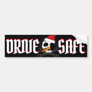 Adesivo Para Carro SNOWMAN SKULETONS BHQ Mecânico