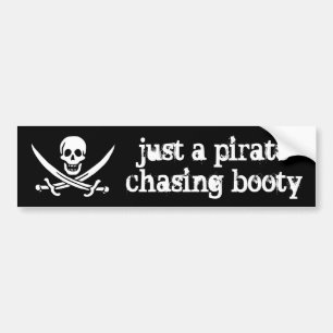 Adesivo Para Carro Só um pirata perseguindo booty