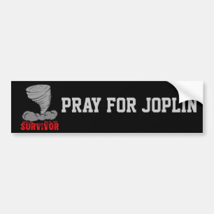 Adesivo Para Carro Sobrevivente do furacão de Joplin Missouri