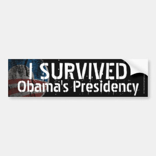 Adesivo Para Carro Sobrevivi à Presidência de Obama, um conservador