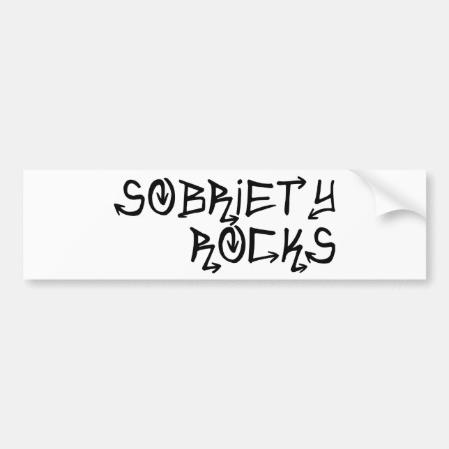 Adesivo Para Carro Sobriety Rocks (Frente)
