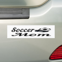 Adesivo Para Carro Soccer Mamãe Bumper Sticker